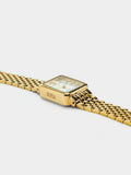 Reloj Cuadrado Con Pulsera De Acero Inoxidable