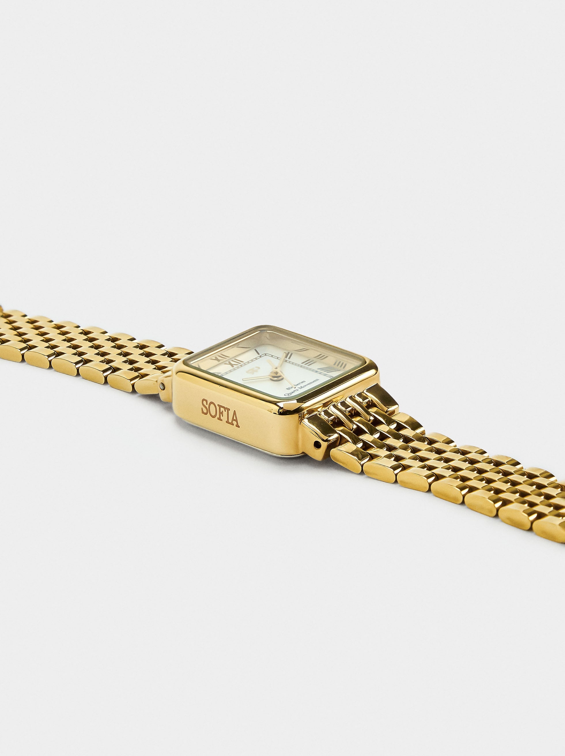 Reloj Cuadrado Con Pulsera De Acero Inoxidable