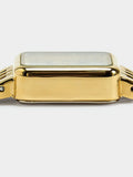 Reloj Cuadrado Con Pulsera De Acero Inoxidable