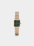 Reloj Cuadrado Con Pulsera De Acero Inoxidable