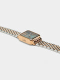 Reloj Cuadrado Con Pulsera De Acero Inoxidable