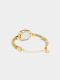 Reloj Con Pulsera Tubular De Malla Acero Inoxidable