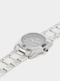 Reloj Redondo Con Pulsera De Acero Inoxidable