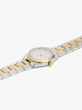 Reloj Bicolor Con Pulsera De Acero Inoxidable