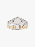 Reloj Bicolor Con Pulsera De Acero Inoxidable