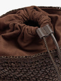 Bolso Bandolera Efecto Rafia Con Asa Versátil