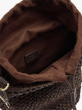 Bolso Bandolera Efecto Rafia Con Asa Versátil