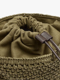 Bolso Bandolera Efecto Rafia Con Asa Versátil