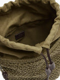 Bolso Bandolera Efecto Rafia Con Asa Versátil