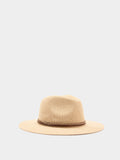 Sombrero De Punto Con Cintos Efecto Piel