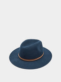 Sombrero De Punto Con Cintos Efecto Piel