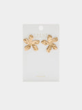 Pendientes Maxi Flor Con Textura