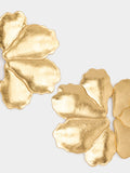 Pendientes Maxi Flor Con Relieve
