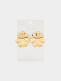 Pendientes Maxi Flor Con Relieve