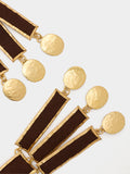 Pendientes Maxi Rectangulares Con Barras