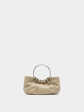 Bolso De Mano Con Aro Metálico