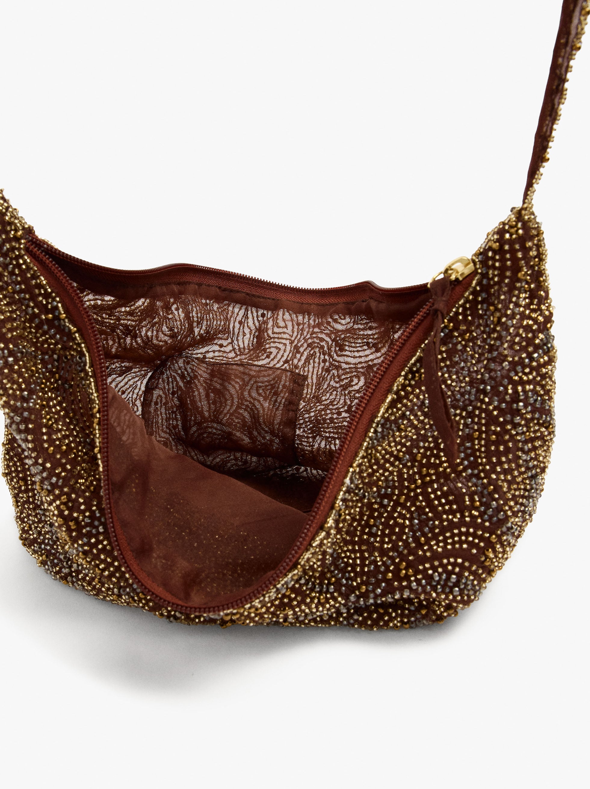 Bolso De Fiesta Con Abalorios