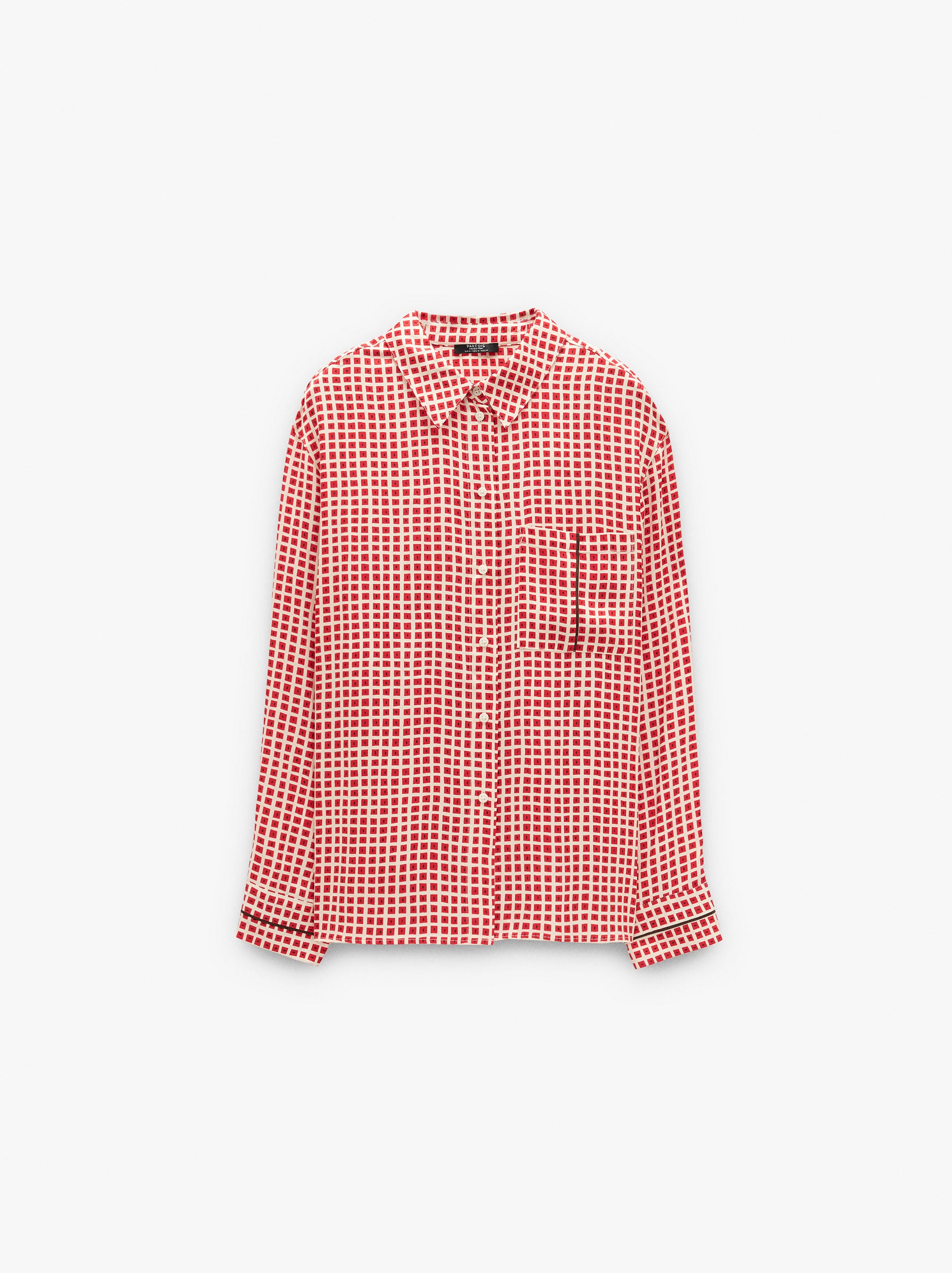 Camisa Fluida A Cuadros