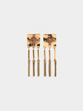 Pendientes Cuadros Con Piedras Y Flecos