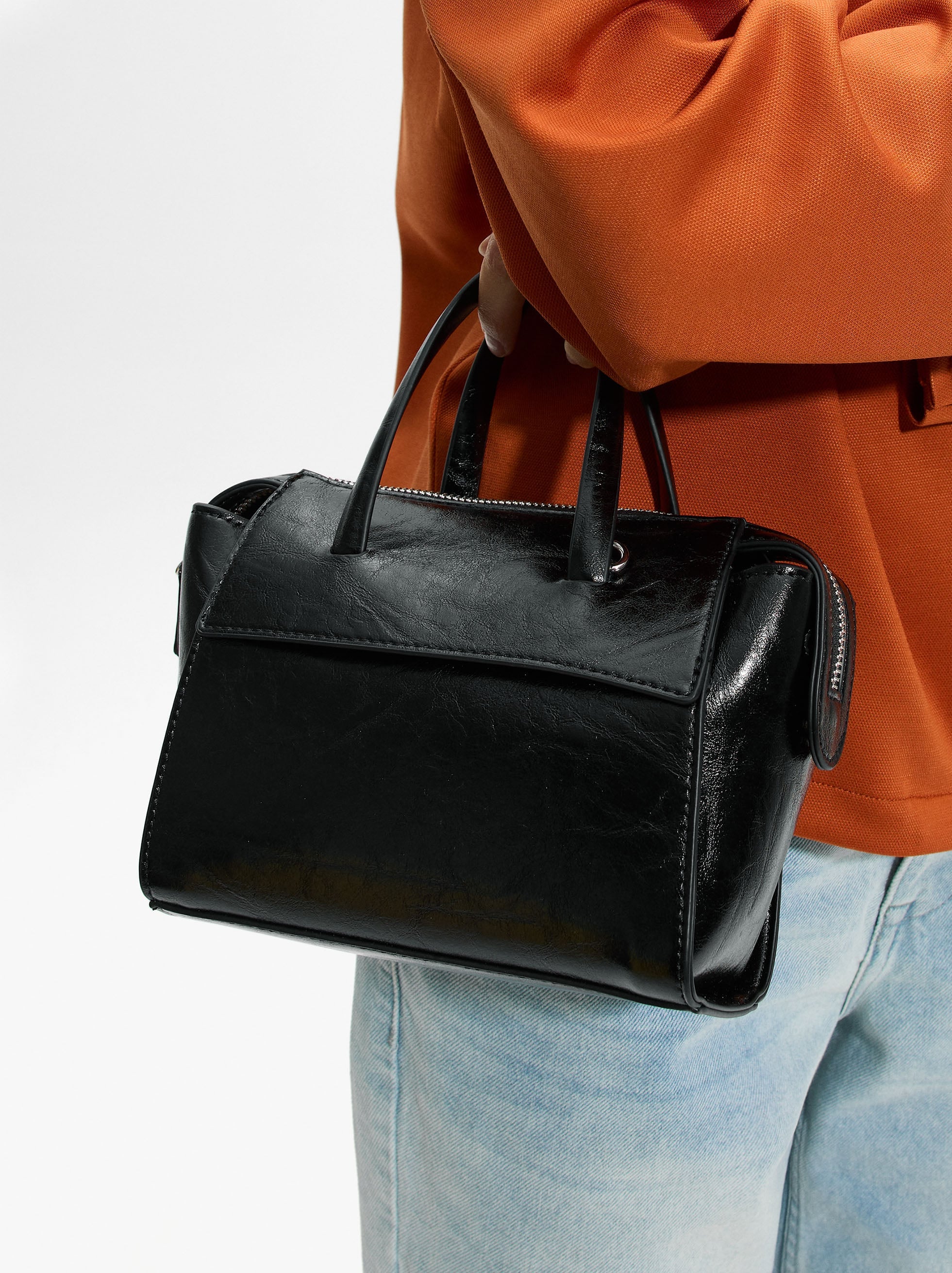 Bolso Tote Con Bandolera