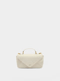 Bolso Bandolera Acolchado Textura Suave