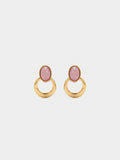 Pendientes De Aro Irregular