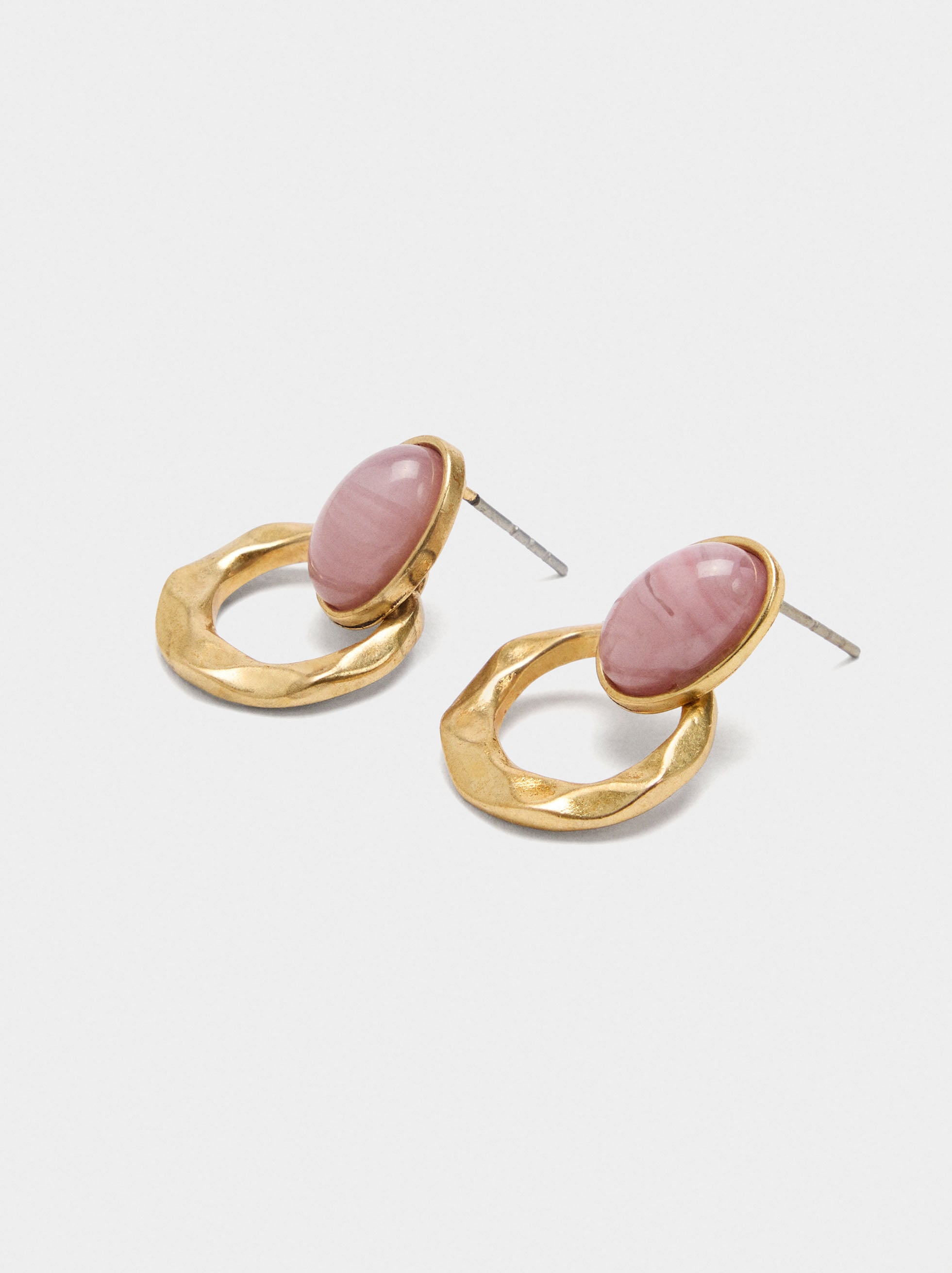 Pendientes De Aro Irregular