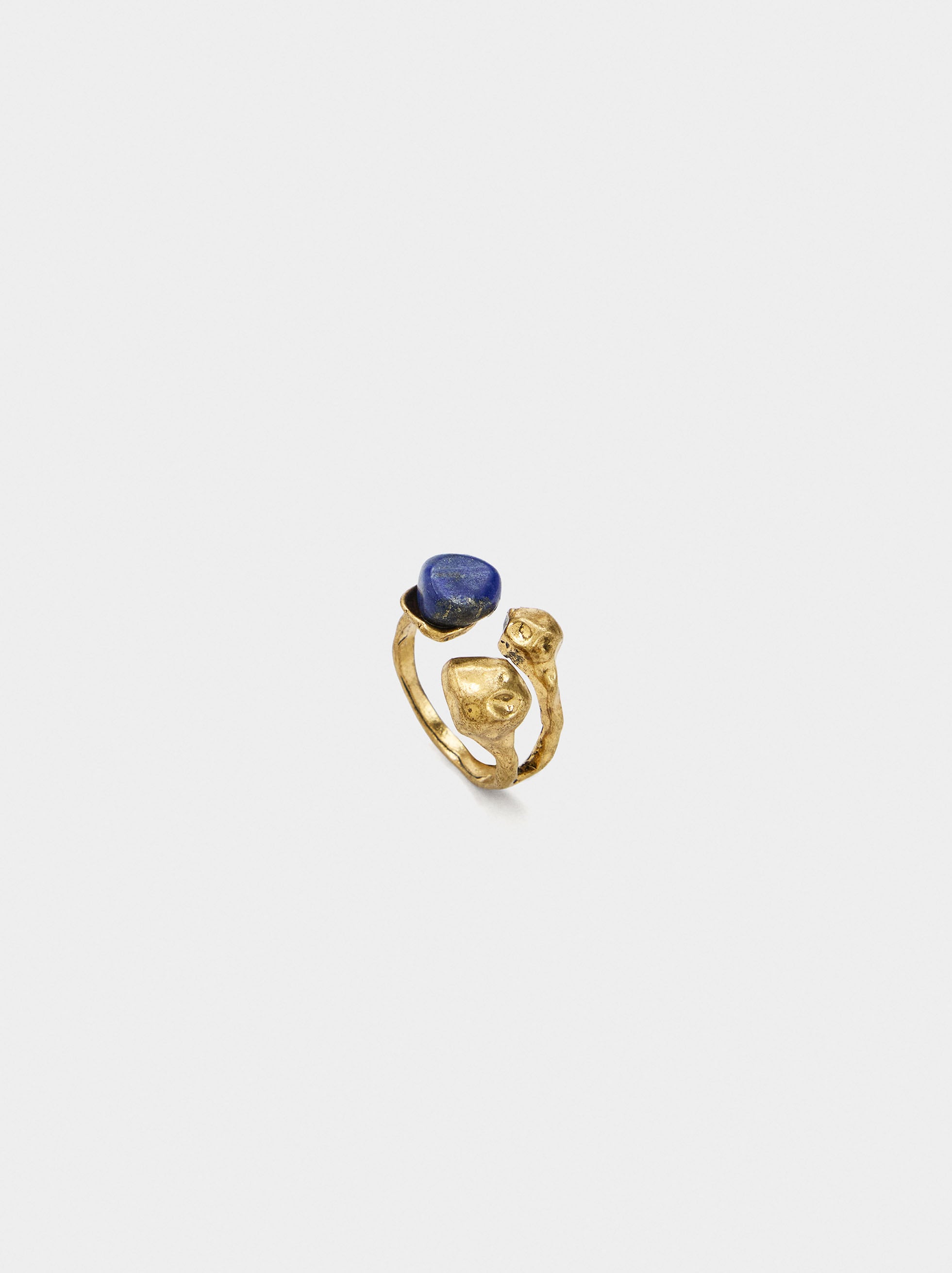 Anillo Abierto Con Piedra