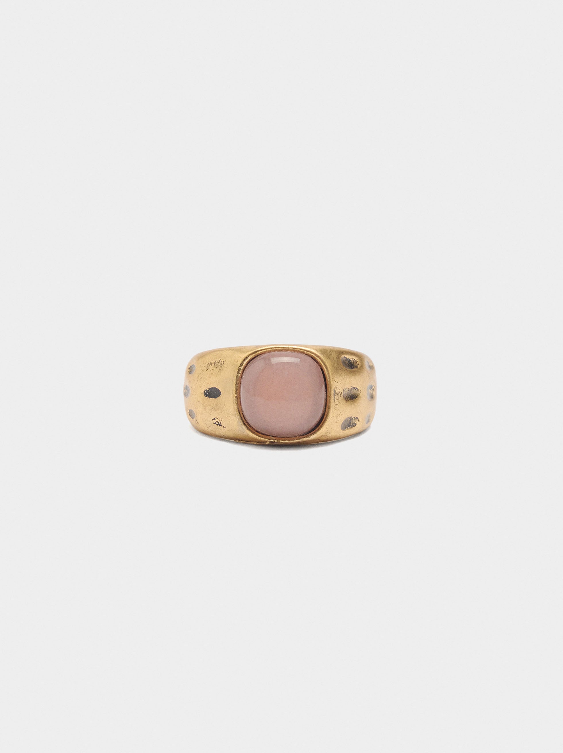 Anillo Con Esfera Efecto Piedra