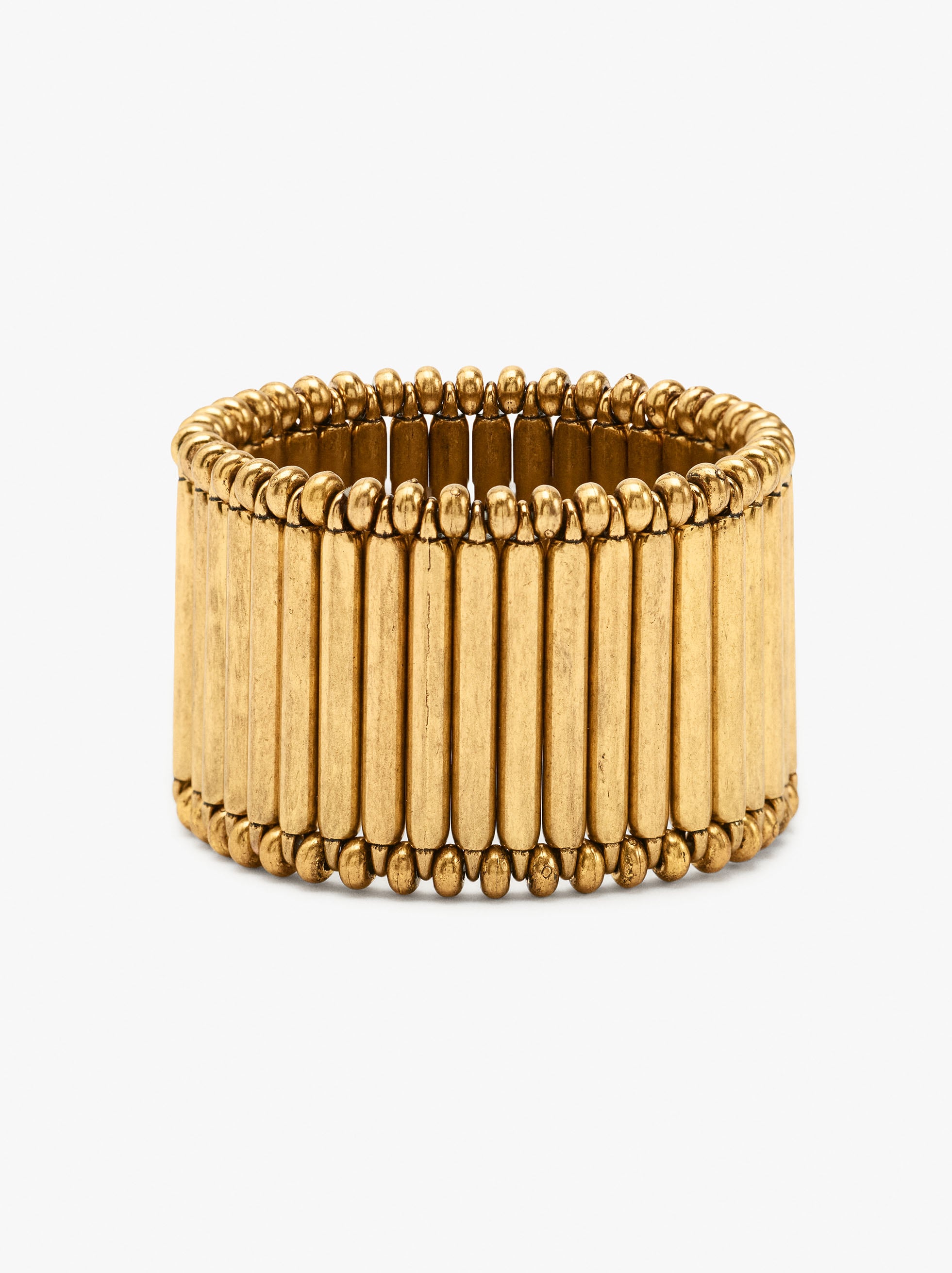 Pulsera Elástica De Barras Metálicas