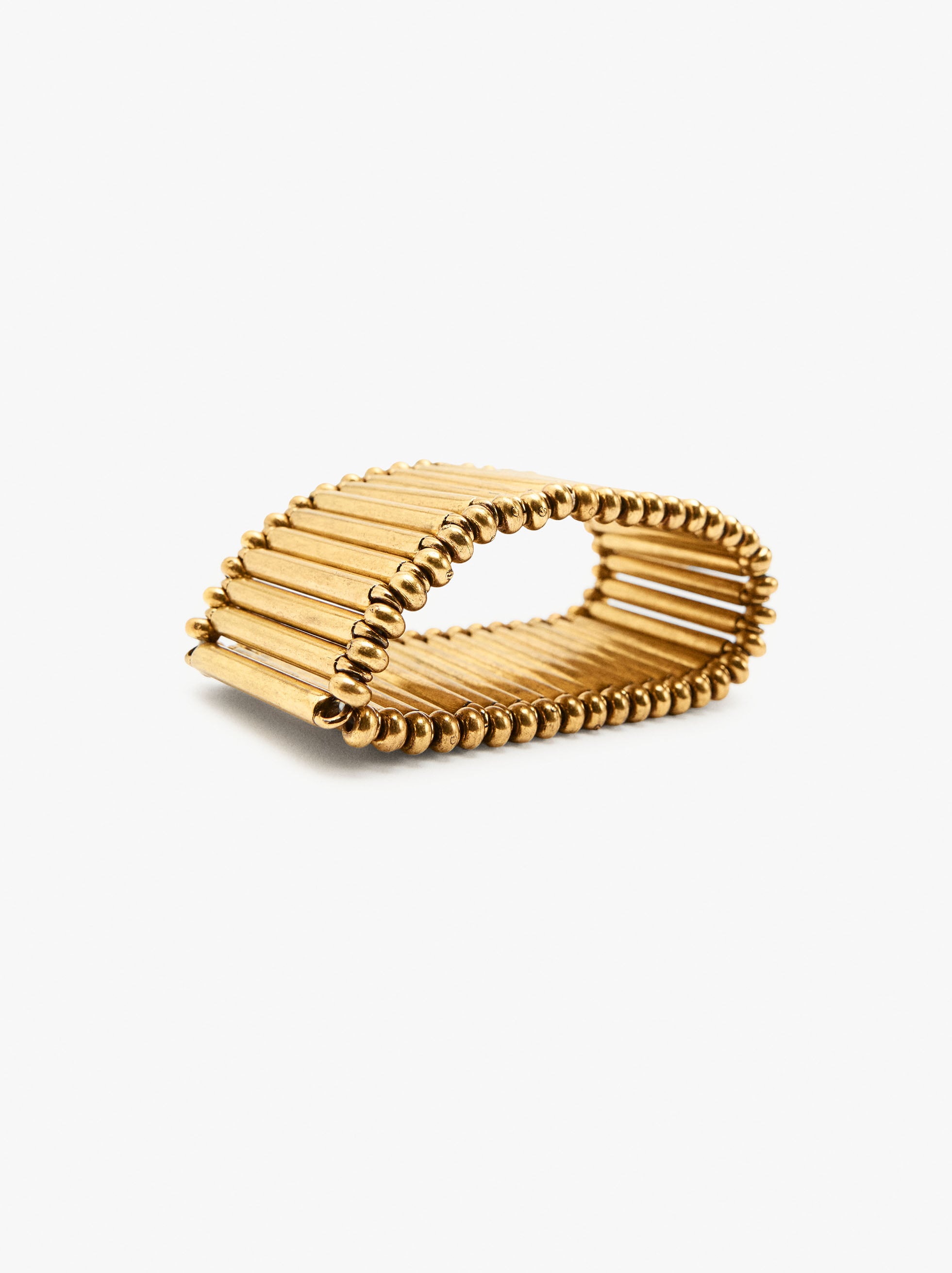 Pulsera Elástica De Barras Metálicas