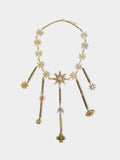 Collar Con Colgantes De Estrellas Y Barras
