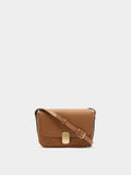 Bolso Bandolera Efecto Piel Con Solapa