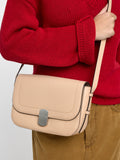 Bolso Bandolera Efecto Piel Con Solapa