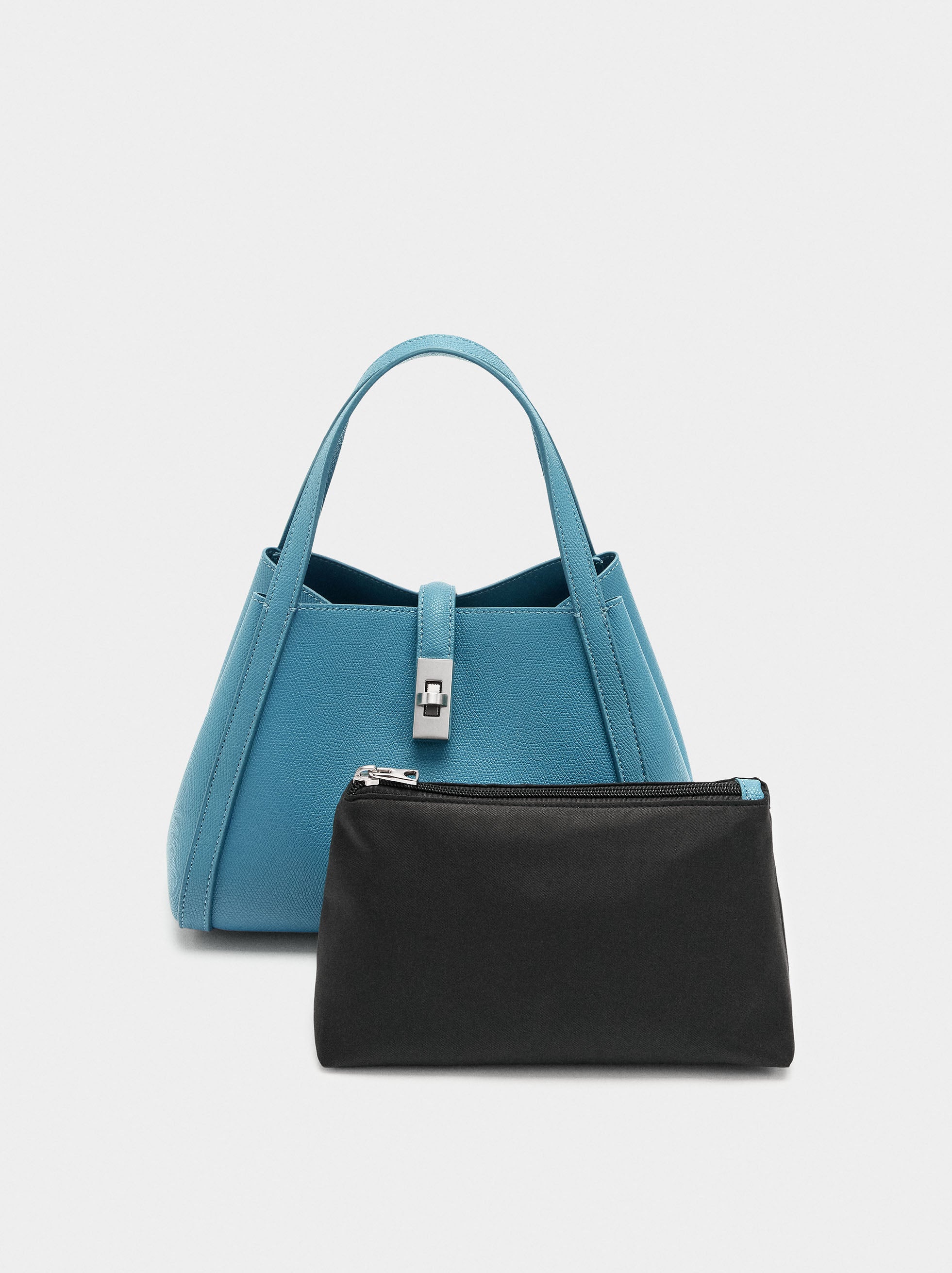 Bolso Tote Con Bolsa Interior