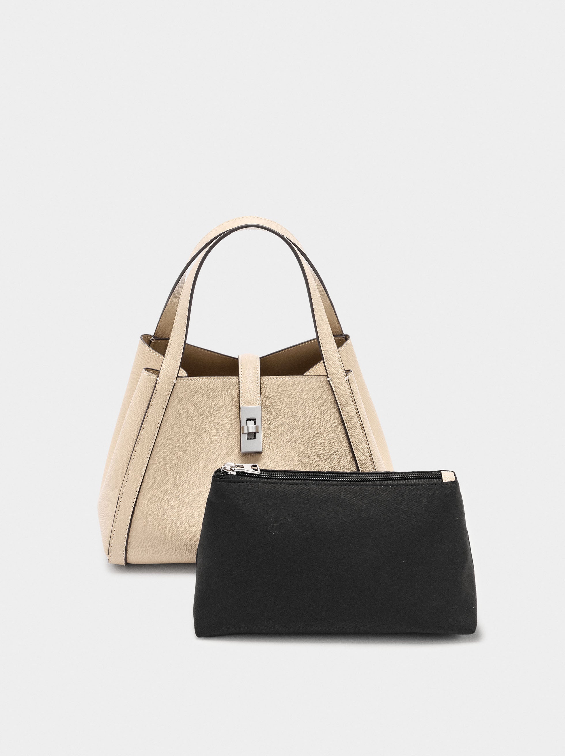 Bolso Tote Con Bolsa Interior