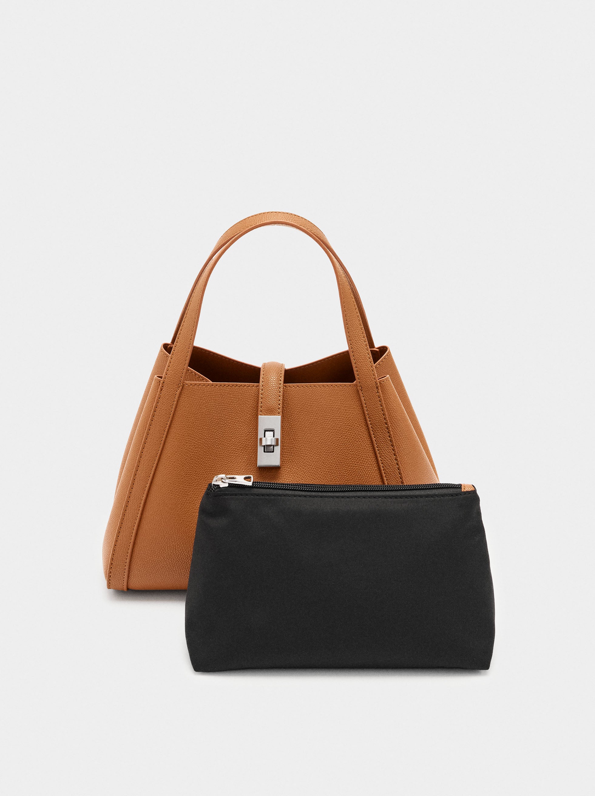 Bolso Tote Con Bolsa Interior
