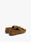 Mocasines De Piel Con Lazo Y Borlas