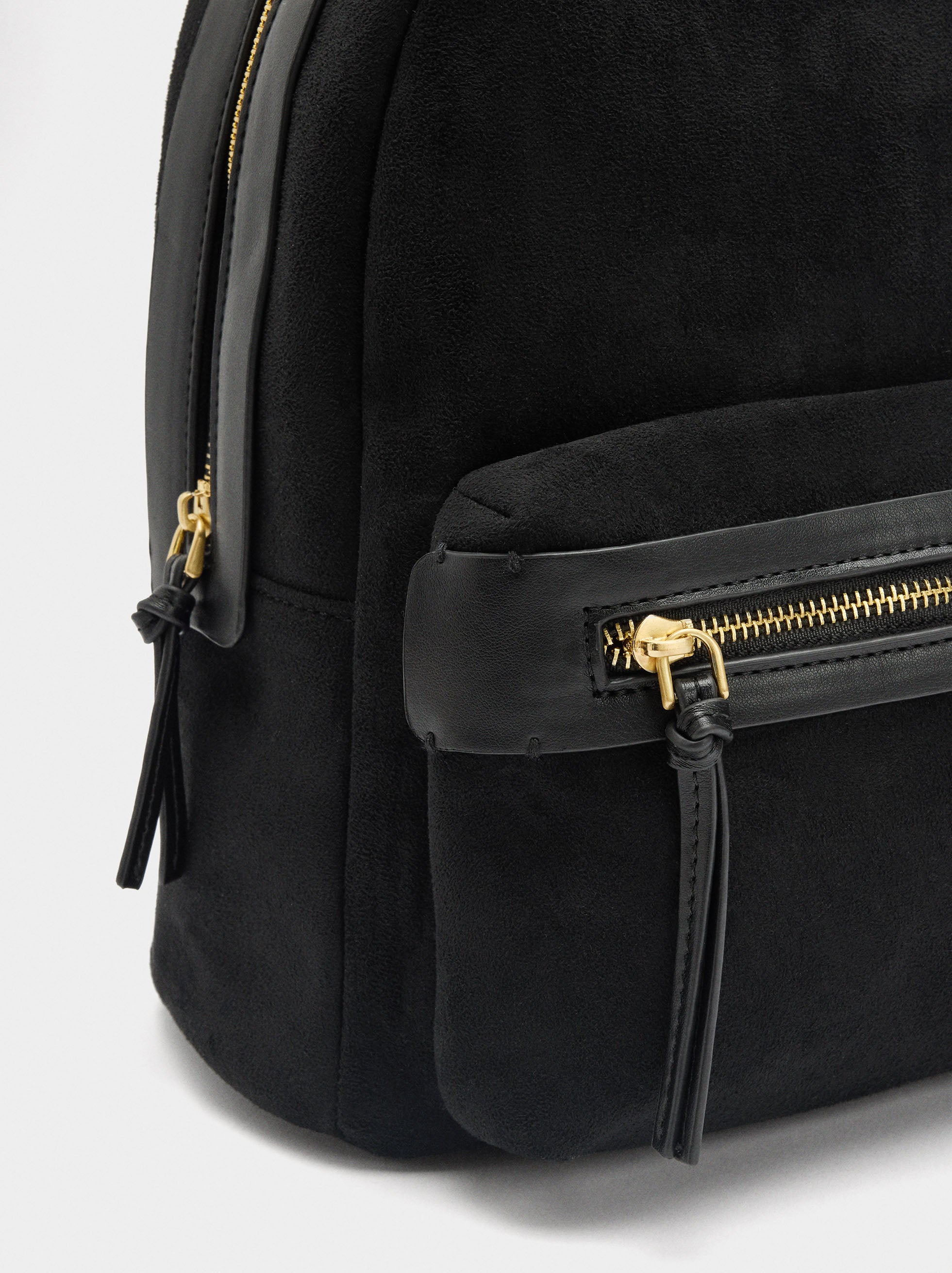 Mochila Básica Efecto Piel