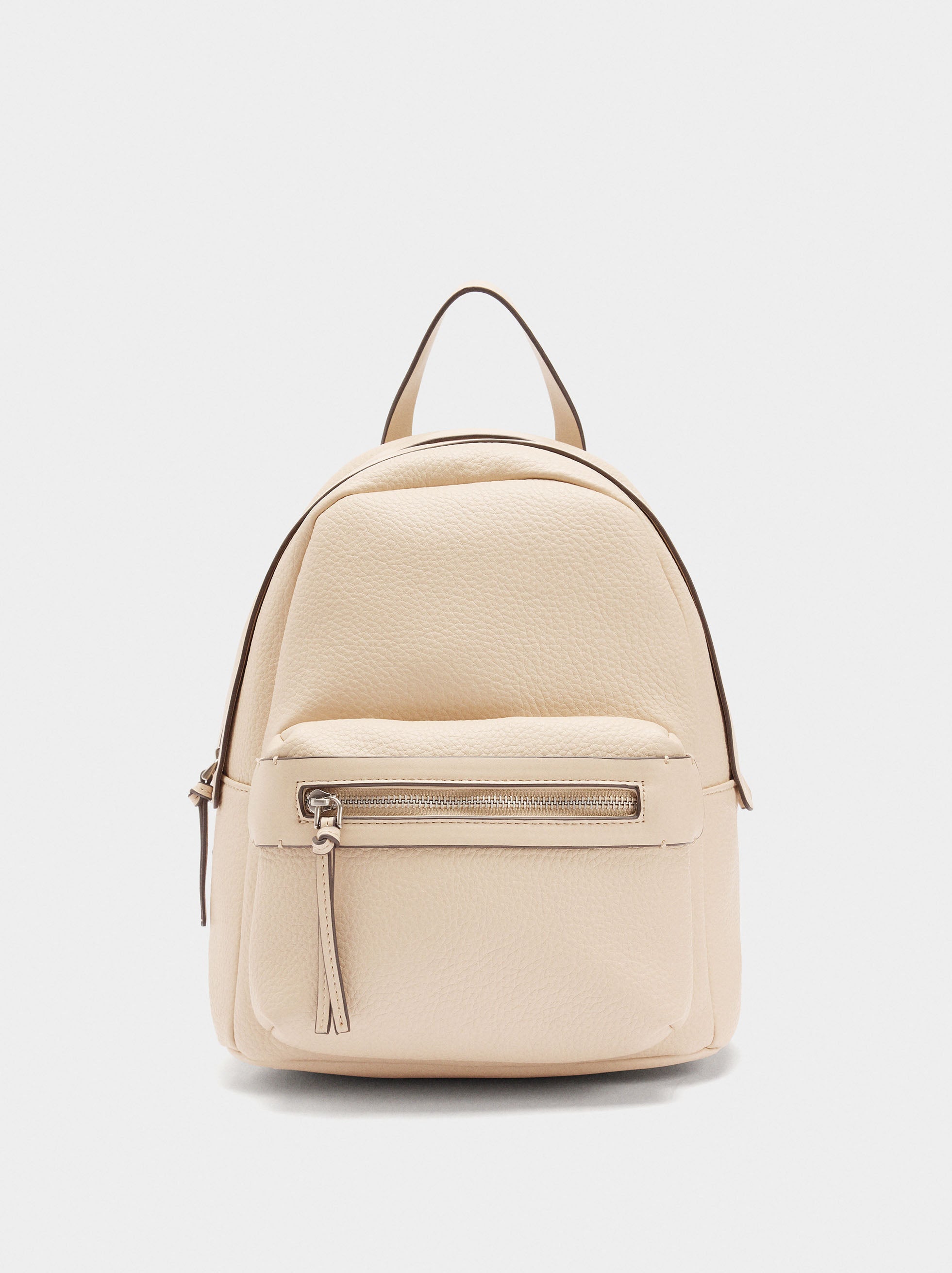 Mochila Básica Efecto Piel