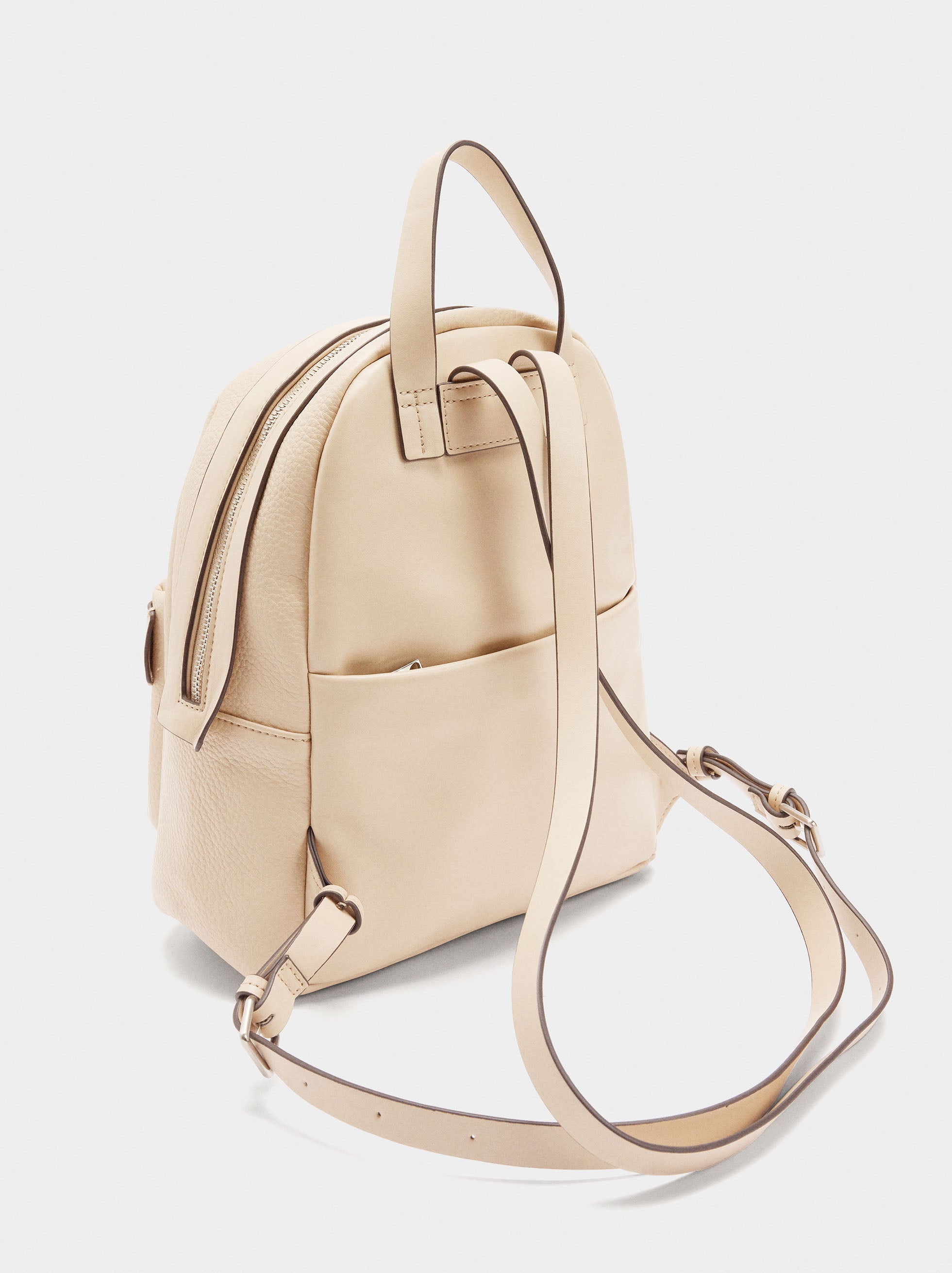 Mochila Básica Efecto Piel