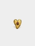 Anillo Corazón Con Piedra
