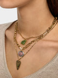 Set De Collares Colgantes Con Piedra