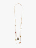 Collar Largo Doble Con Cuentas