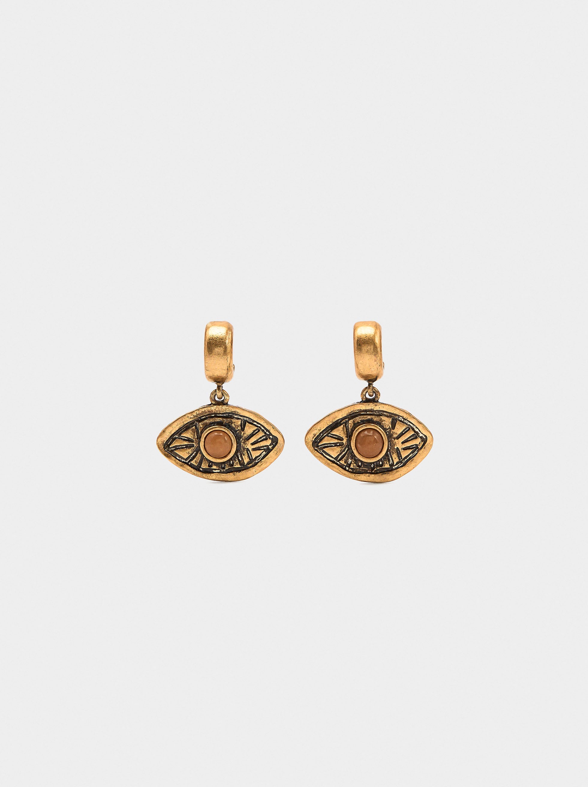 Aros Ojos Con Piedras