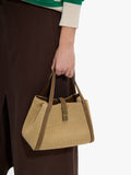 Bolso Tote Efecto Rafia Con Bandolera