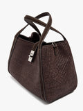 Bolso Tote Efecto Rafia Con Bandolera
