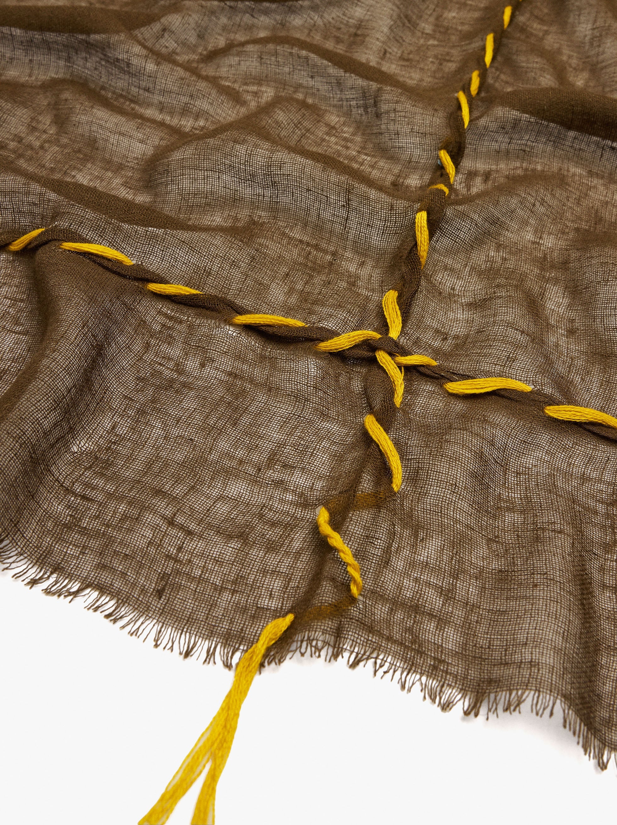 Pashmina Con Mezcla De Lino