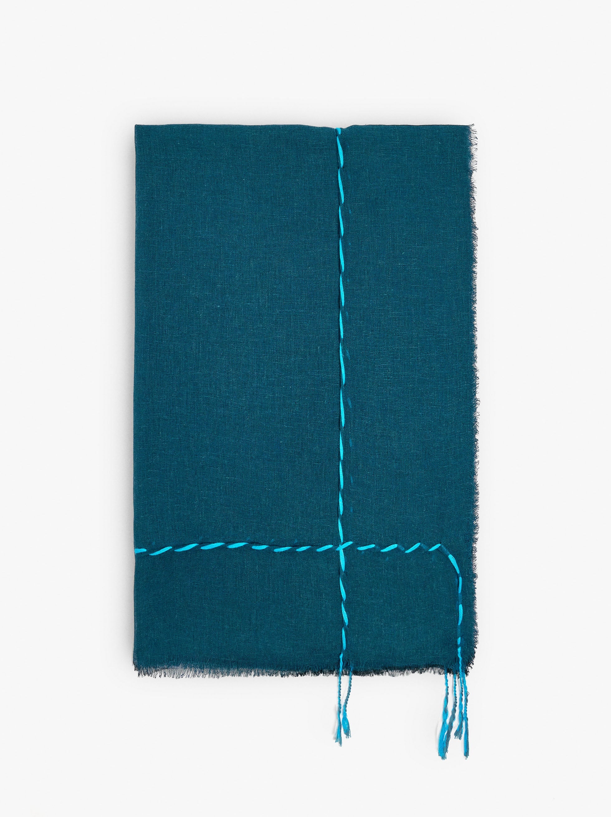 Pashmina Con Mezcla De Lino