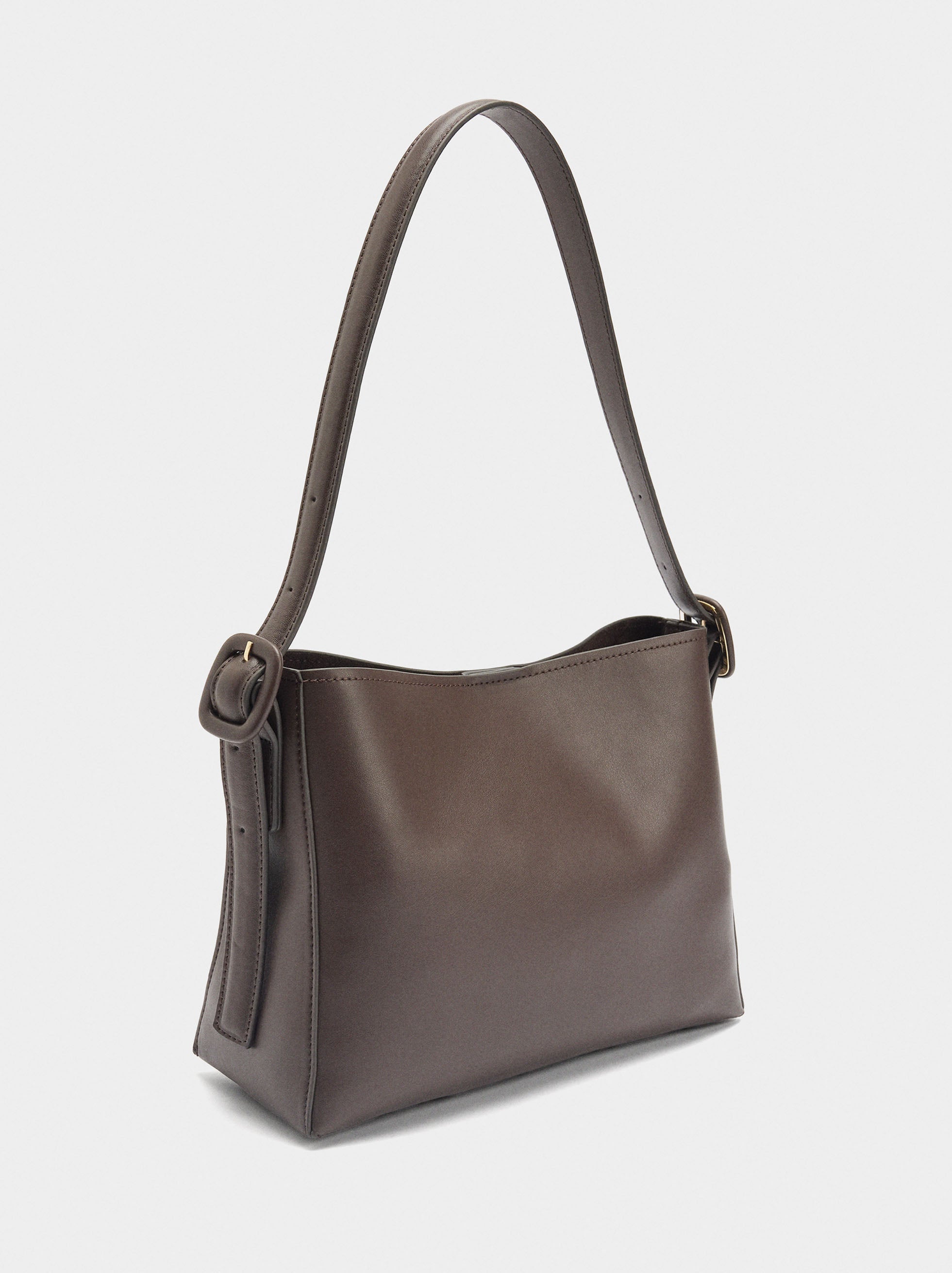 Bolso De Hombro Liso